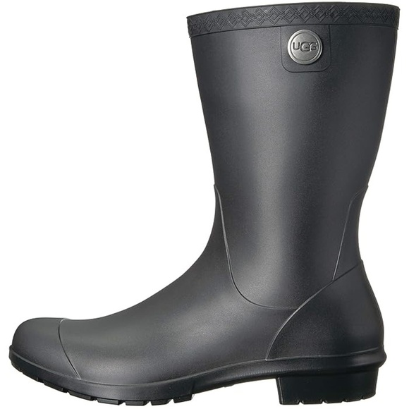 UGG Women's Sienna Matte Rain Boots | Color/Black | NEW!!☔️⛈️🌧️🌦️☔️ - Picture 15 of 16